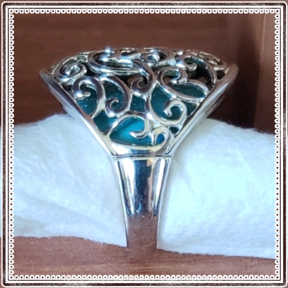 Sterling silver ring - Picture 2 of 7